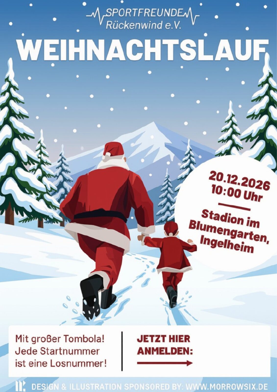 Save the Date: Weihnachtslauf am 20. Dezember 2026
